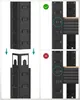 Instructions for assembling a shelving unit, showing how to connect two parts of a pole. Produktbild-Vorschau