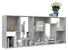 vidaXL Regál na knihy betón sivý 67x24x161 cm odvodený Náhľad obrázku produktu 5