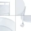 Collage of close-up shots of a white rolling cart. Anteprima dell’immagine prodotto