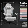 LUCKRACER Herní židle s podnožkou Ergonomická kancelářská Náhled obrázku produktu 4