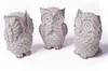 Eulen-Figuren Modern Dekorativ Boho Harz Weiß Set 3 Stk 13 Produktbild-Vorschau 1