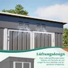 Geräteschuppen Gerätehaus Metall Gartenhaus Satteldach Produktbild-Vorschau 5