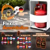 TRESKO® 4200 Watt Gasheizer weiß inkl. Gasdruckregler Produktbild-Vorschau 4