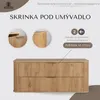 RODAN | Kupelnova Skrinka - 120 CM - Hnedý Mat - MDF - 2 Náhľad obrázku produktu 2