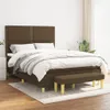 "2024"cloris Boxspringbett mit Matratze Dunkelbraun 140x190 Produktbild-Vorschau 1