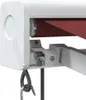 vidaXL Markise Automatisch Burgunderrot 500x300 cm Produktbild-Vorschau 6