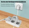 3 Fach Steckdosenleiste mit USB Mehrfachsteckdose Einzeln Produktbild-Vorschau 7