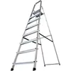 KRAUSE Stehleiter einseitig CORDA silber 8 Stufen, H: 240,0 Produktbild-Vorschau 8