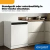 Exquisit Stand-/Unterbau-Geschirrspüler GSP9616-450B weiß | Produktbild-Vorschau 3
