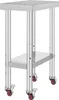 Stół roboczy ze stali nierdzewnej SucceBuy | 12 x 24 x 34 Podgląd zdjęcia produktu 1