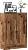 vidaXL Regál na knihy vzhľad starého dreva 82,5x30,5x115 cm Náhľad obrázku produktu 2