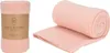 H&S Fleecedecke / kariert - rosa - 125 x 150 cm Produktbild-Vorschau 3