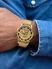 Festina Armbanduhr Herren Luxus Edelstahl Uhr gold Produktbild-Vorschau 6