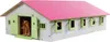 Kids Globe Spielzeug-Pferdestall mit 9 Boxen 1:32 Rosa Produktbild-Vorschau 16