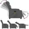The Living Store Massagesessel Elektrisch Grau Kunstleder Produktbild-Vorschau 7