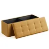 SONGMICS 110 cm Sitzbank mit Stauraum, klappbare Sitztruhe, Produktbild-Vorschau 7
