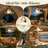 3-in-1 Tischventilator mit Licht Akku, H43cm Mini Camping Produktbild-Vorschau 12