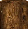vidaXL Nachttisch Räuchereiche 40x30x30 cm Holzwerkstoff Produktbild-Vorschau 5