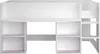 Lit mezzanine Parisot Pirouette 1, blanc/gris ou rose, 90 x Voir les images du produit 18
