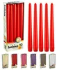Bolsius Taper Candles – 2.35 x 24.5 cm – Red – Pack of 10 – Produktbild-Vorschau 1