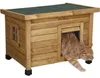 Kerbl Pet Casa per gatti Rustica, marrone/verde, 57x45x43 Anteprima dell’immagine prodotto 2