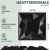 Clanmacy 12pcs 3D Paneele Wandpaneele Polyvinylchlorid PVC Produktbild-Vorschau 2