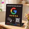 2xNFC & QR Displayständer mit deutschem Text – Social Media Produktbild-Vorschau 2