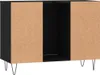 vidaXL Armoire de salle de bain noire 80x33x60 cm Bois Voir les images du produit 8