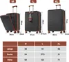 Sada kufrů Flieks cestovní kufry 3 ks, přední kapsy, Náhled obrázku produktu 2