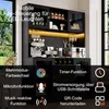 Moderner Hochschrank mit Smart App-LED Beleuchtung, 186cm Produktbild-Vorschau 7