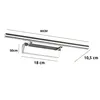 Spiegelleuchte, LED 160°einstellbar badezimmer lampe wand, Produktbild-Vorschau 3