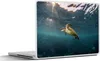 MuchoWow® Laptop Aufkleber Sticker Cover Schildkröte im Produktbild-Vorschau 1
