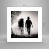 Poster - Poster ohne Rahmen - Cowboy Pferd Shady - 30x30 cm Produktbild-Vorschau 4