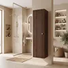Rodan Colonne de salle de bain 136cm - Suspendue - Ciselé Voir les images du produit 6