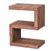 Wohnling Acacia massif Table d'appoint \"S\" Cube 45 x 30 x Voir les images du produit 9