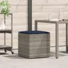 vidaXL Kissenbox mit Speicher Grau 50 x 50 x 50 cm Produktbild-Vorschau 2