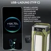 Solar Campinglampe LED klappbar, 2000mAh Akku, USB-C & Produktbild-Vorschau 3