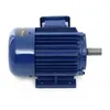 A blue electric motor is shown against a white background. Produktbild-Vorschau