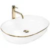 Umyvadlo na desku Rea CLEO 61 Gold Edge Náhled obrázku produktu 1