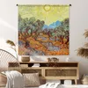 MuchoWow® Wandteppich Wandbehang Olivenbäume mit gelbem Produktbild-Vorschau 6