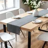 TOM TAILOR Blickdichter Tischläufer DOVE Stahlgrau 50 x 150 Produktbild-Vorschau 3