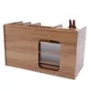 4 Schichten Schreibtisch Organizer Holz mit Schubladen Produktbild-Vorschau 8