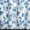 Tenda 140x250 Caren bianco blu fiori pronta per i grommets Anteprima dell’immagine prodotto 5