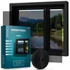Netsa | Fenster-Moskitonetz 130x150 cm Schwarz – Produktbild-Vorschau 1