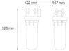10-inch filterbehuizing met 3/4" messingaansluiting + Productafbeelding-voorbeeld 5