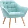 Sofa 2-Sitzer + Sessel - Stoff - Hellgrün - CASERTA Produktbild-Vorschau 7