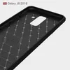 Samsung Galaxy J8 2018 Hülle Silikon Grau Carbon Optik Case Produktbild-Vorschau 5