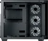 The interior of a computer case with fans visible. Produktbild-Vorschau