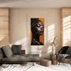 ARTHUB® Leinwandbild 40x80 cm, African Woman On Orange | Produktbild-Vorschau 8