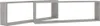 Two empty rectangular shelves are shown side-by-side against a white background. Náhľad obrázku produktu